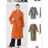 New Look Sewing Pattern Misses' Trench Coat in Two Lengths and Belt 19 New Look Sewing Pattern Misses' Trench Coat in Two Lengths and Belt