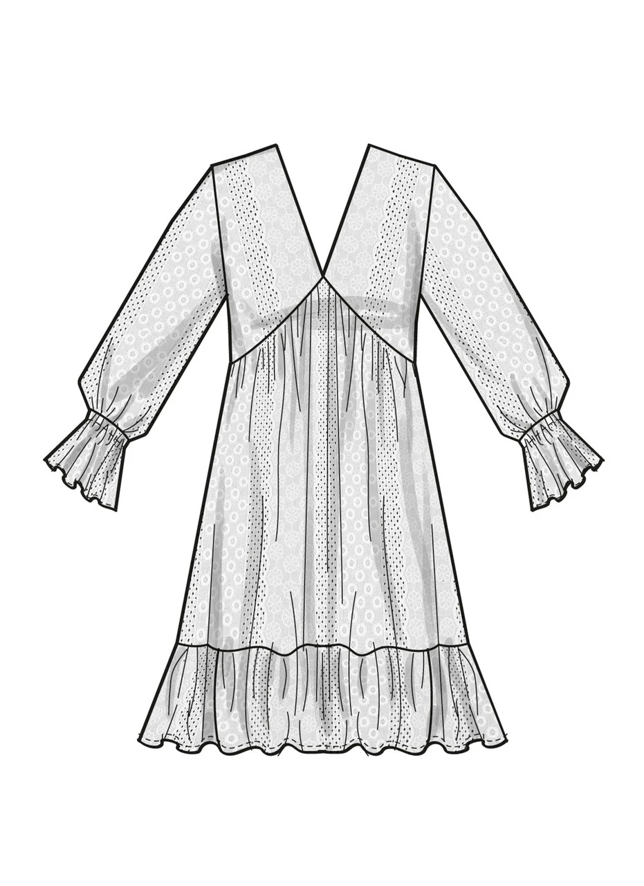 Simplicity Sewing Pattern Misses' Empire Dress (PDF) 4 Simplicity Sewing Pattern Misses' Empire Dress (PDF)