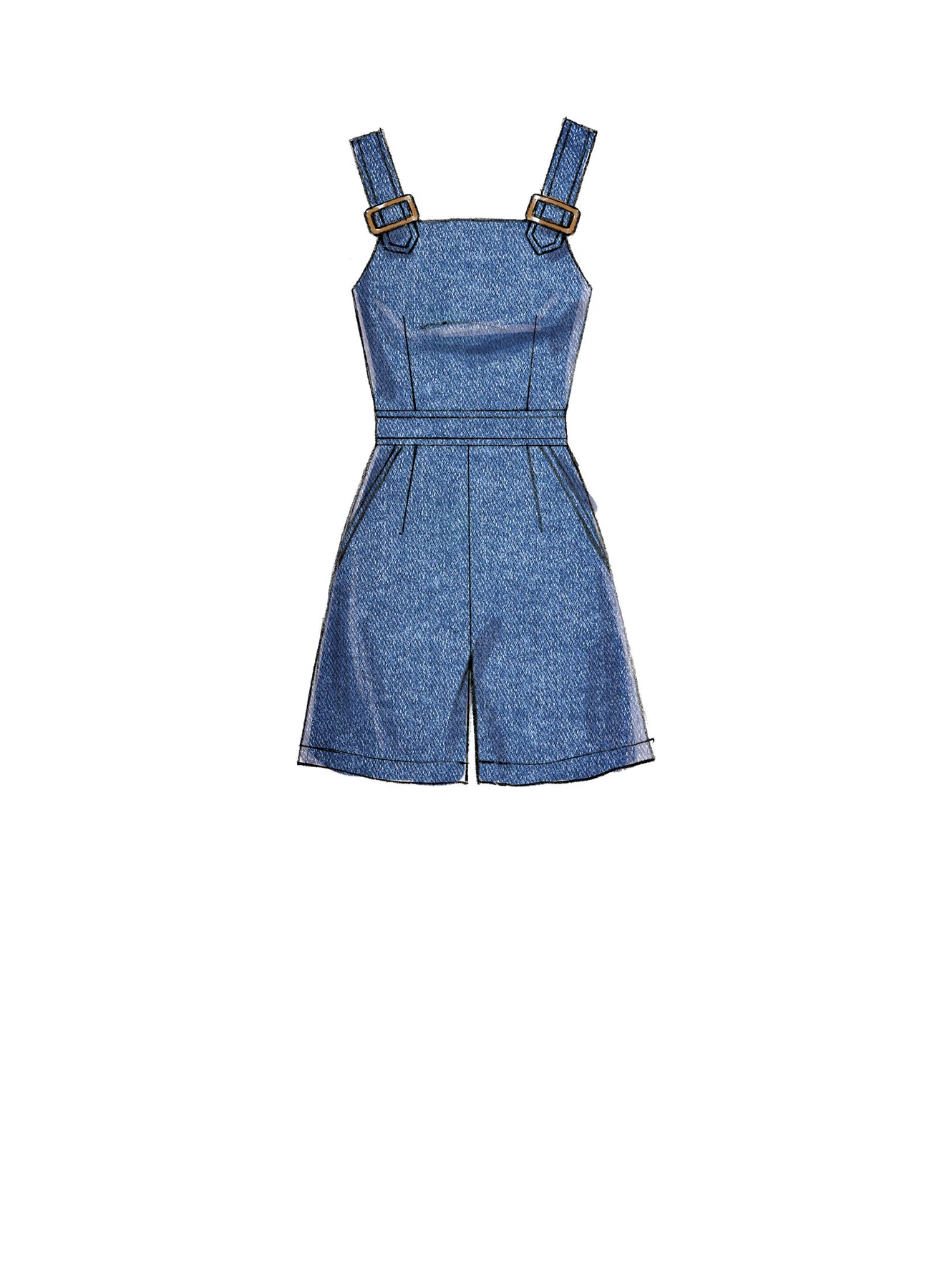 McCall's Sewing Pattern Misses' Dresses, Belt, Romper, and Jumpsuit with Pockets 5 McCall's Sewing Pattern Misses' Dresses, Belt, Romper, and Jumpsuit with Pockets