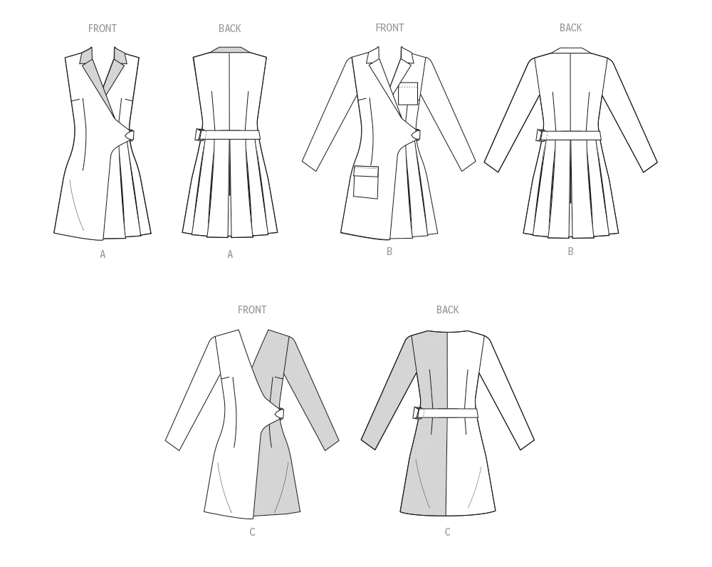 McCall's Sewing Pattern Misses' Blazer Dresses 8 McCall's Sewing Pattern Misses' Blazer Dresses
