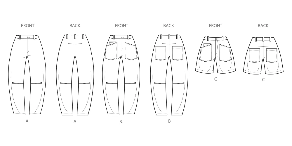 Simplicity Sewing Pattern Misses' Pants and Shorts (PDF) 7 Simplicity Sewing Pattern Misses' Pants and Shorts (PDF)