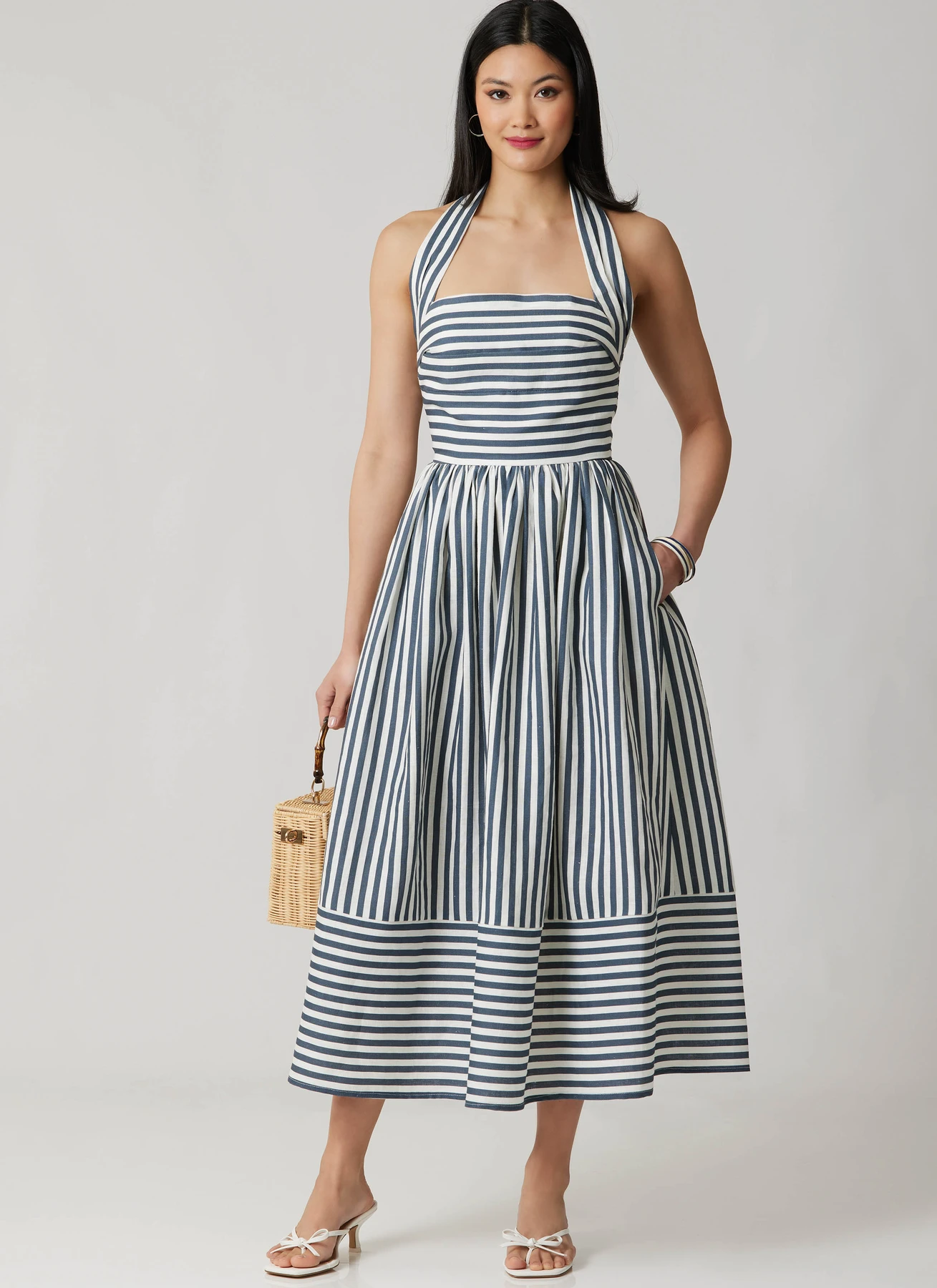 McCall's Sewing Pattern Misses' Ruched Halter Dress in Two Lengths (PDF) 2 McCall's Sewing Pattern Misses' Ruched Halter Dress in Two Lengths (PDF)