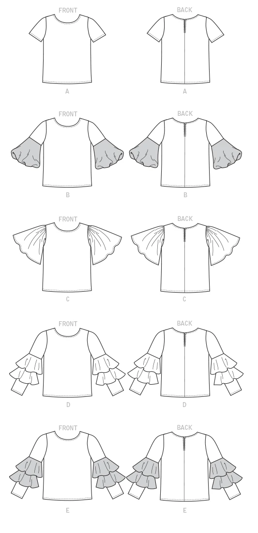 McCall's Sewing Pattern Children's/Girls' Tops (PDF) 10 McCall's Sewing Pattern Children's/Girls' Tops (PDF)