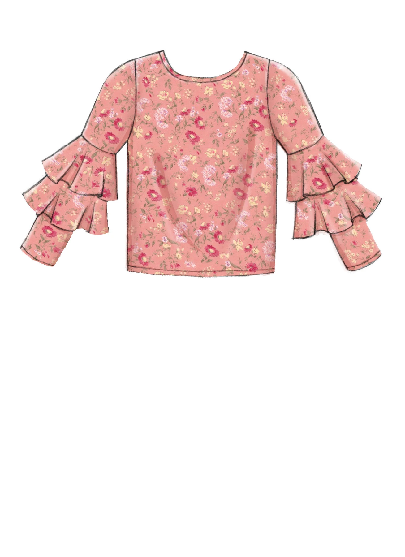 McCall's Sewing Pattern Children's/Girls' Tops (PDF) 6 McCall's Sewing Pattern Children's/Girls' Tops (PDF)