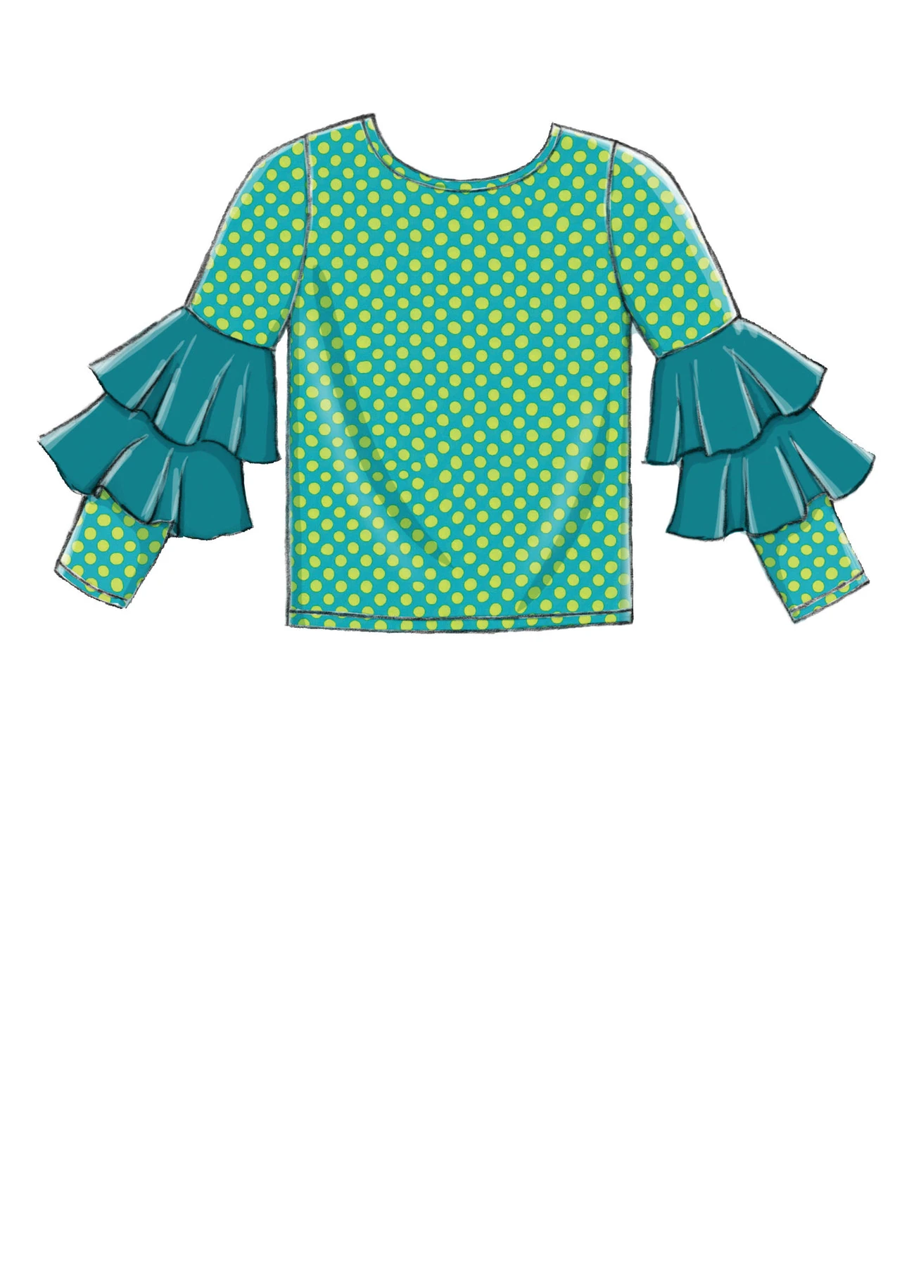 McCall's Sewing Pattern Children's/Girls' Tops (PDF) 7 McCall's Sewing Pattern Children's/Girls' Tops (PDF)