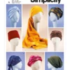 Simplicity Sewing Pattern Misses' Turbans, Headwraps & Hats