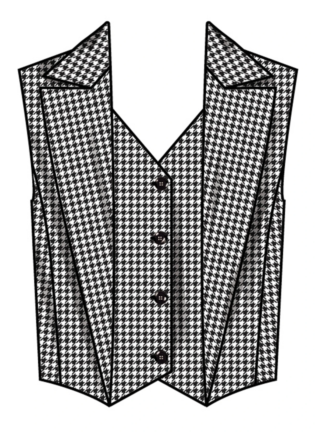 Simplicity Sewing Pattern Misses' Vest and Pants (PDF) 4 Simplicity Sewing Pattern Misses' Vest and Pants (PDF)