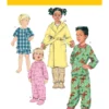 Simplicity Sewing Pattern Toddlers' & Child's Loungewear and Robe 11 Simplicity Sewing Pattern Toddlers' & Child's Loungewear and Robe
