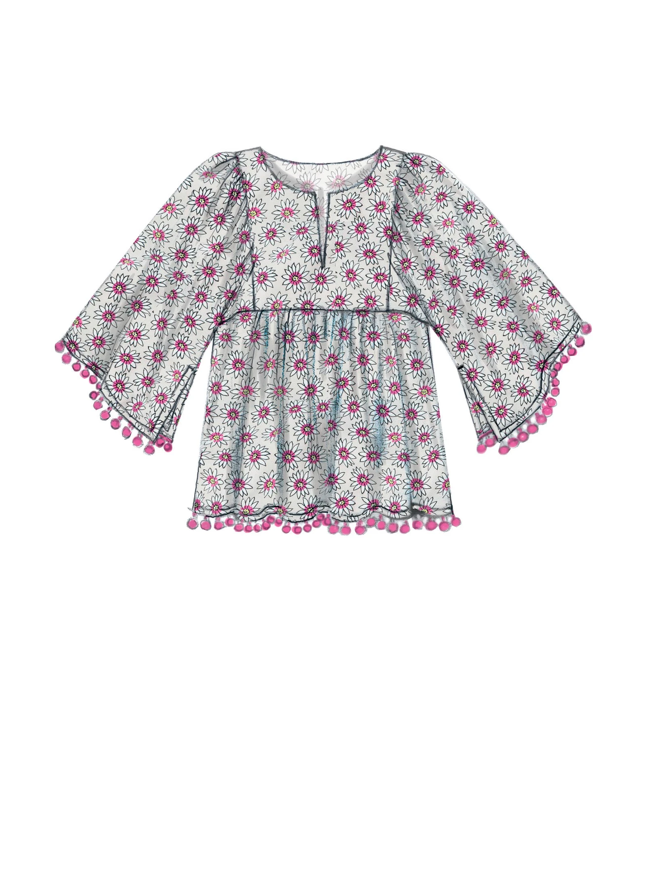 McCall's Sewing Pattern Misses' Gathered Tops and Tunic (PDF) 5 McCall's Sewing Pattern Misses' Gathered Tops and Tunic (PDF)