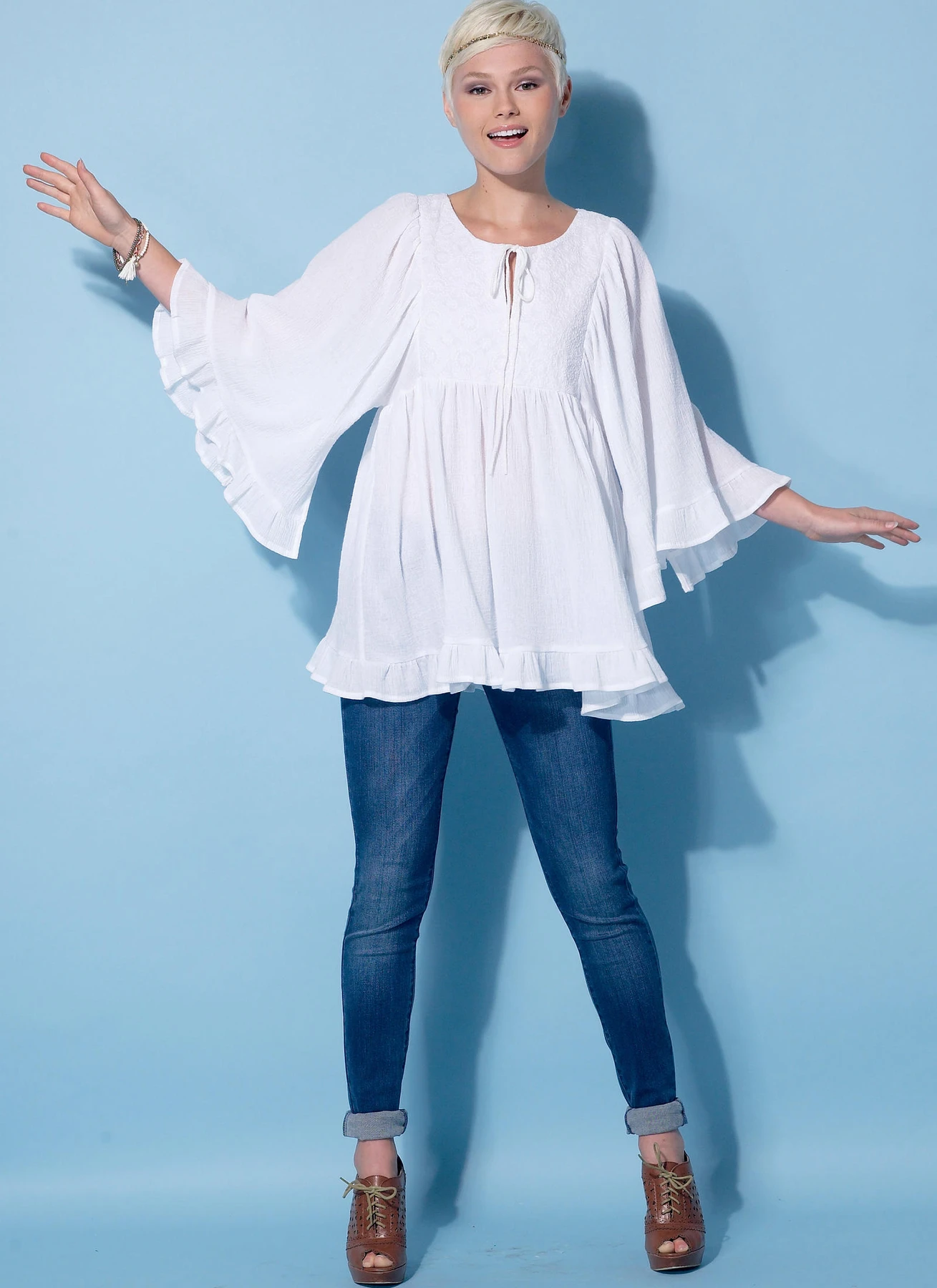 McCall's Sewing Pattern Misses' Gathered Tops and Tunic (PDF) 6 McCall's Sewing Pattern Misses' Gathered Tops and Tunic (PDF)