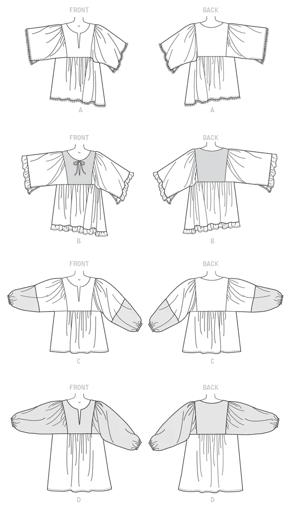 McCall's Sewing Pattern Misses' Gathered Tops and Tunic (PDF) 8 McCall's Sewing Pattern Misses' Gathered Tops and Tunic (PDF)