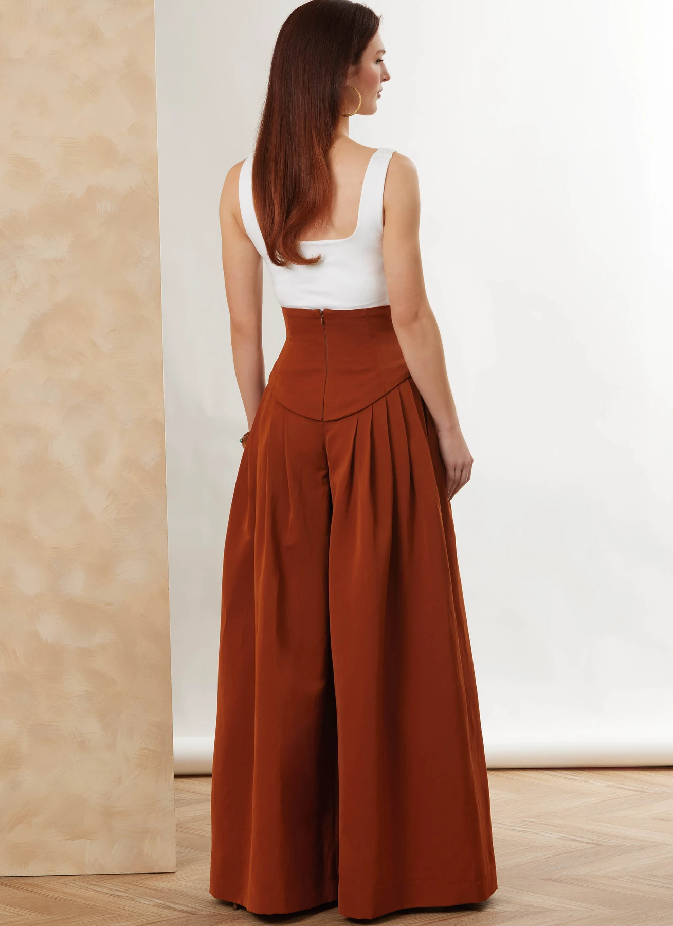 Vogue Patterns Misses' Basque Waist Pleated Pants (PDF) 3 Vogue Patterns Misses' Basque Waist Pleated Pants (PDF)