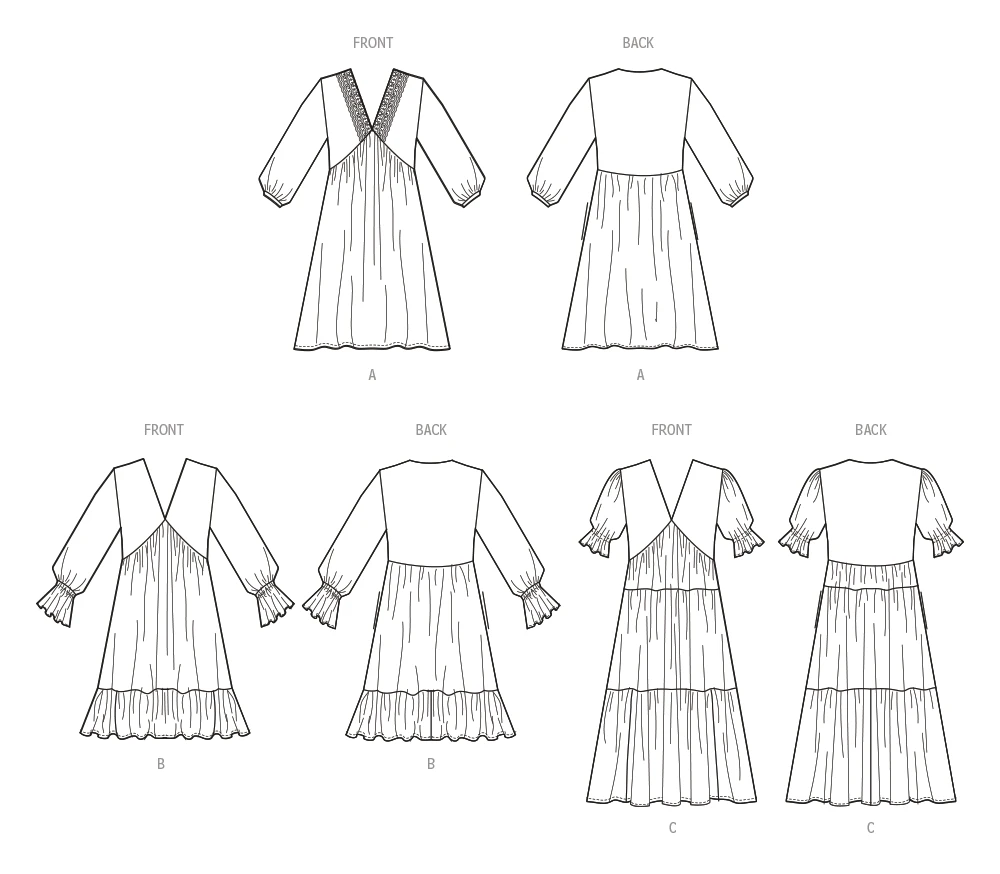 Simplicity Sewing Pattern Misses' Empire Dress 8 Simplicity Sewing Pattern Misses' Empire Dress