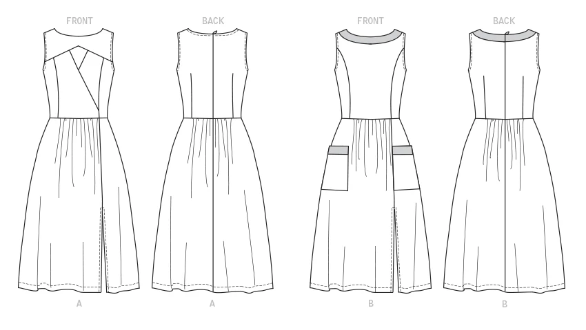 Butterick Sewing Pattern Misses' & Misses' Petite Dress (PDF) 7 Butterick Sewing Pattern Misses' & Misses' Petite Dress (PDF)