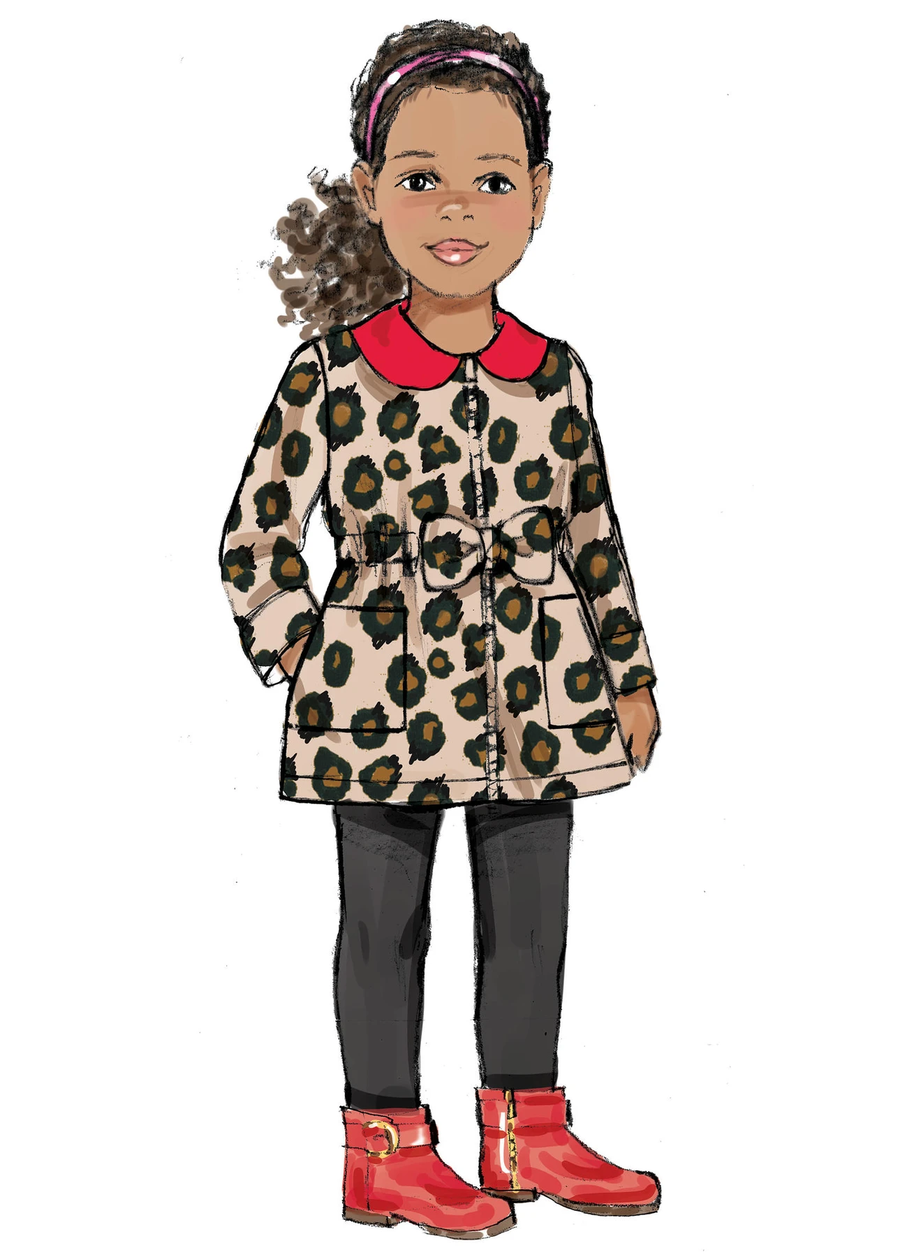 Butterick Sewing Pattern Children's/Girls' Vest and Jackets with Hood (PDF) 3 Butterick Sewing Pattern Children's/Girls' Vest and Jackets with Hood (PDF)