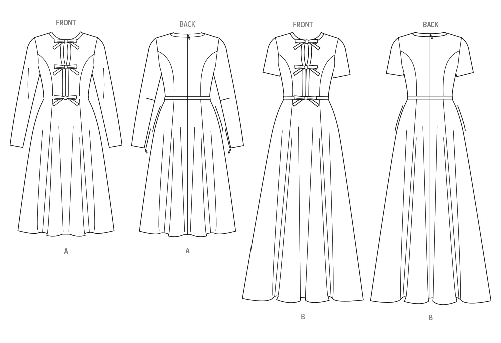 Vogue Patterns Misses' Dress with Sleeve and Length Variations (PDF) 8 Vogue Patterns Misses' Dress with Sleeve and Length Variations (PDF)