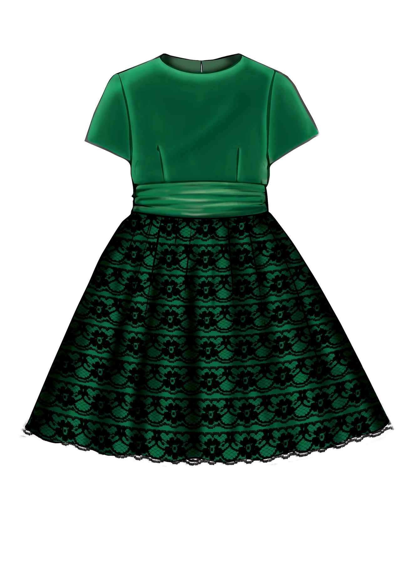 McCall's Sewing Pattern Childrens'/Girls' Gathered Dresses with Petticoat and Sash (PDF) 5 McCall's Sewing Pattern Childrens'/Girls' Gathered Dresses with Petticoat and Sash (PDF)