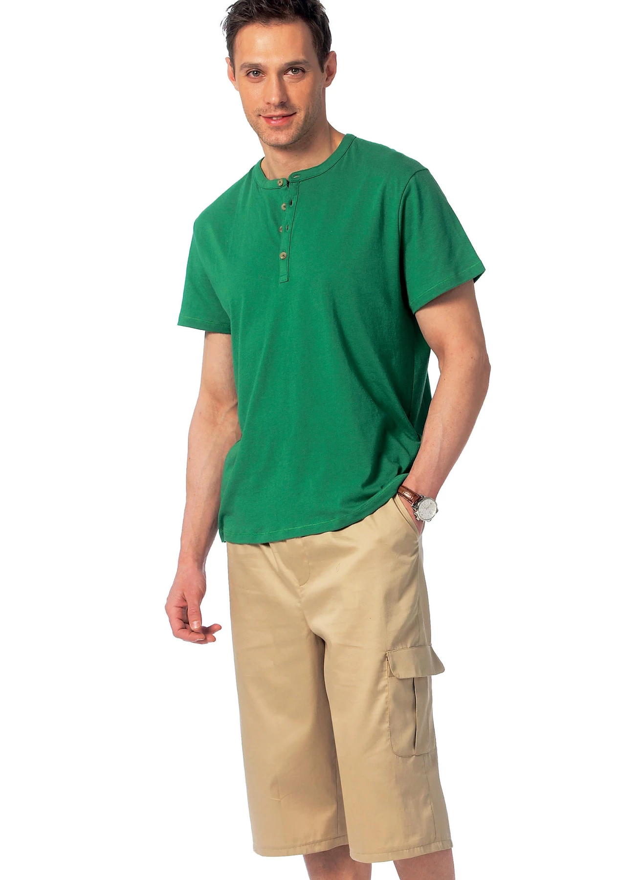 McCall's Sewing Pattern Men's Tank Tops, Henley T-Shirts and Shorts (PDF) 2 McCall's Sewing Pattern Men's Tank Tops, Henley T-Shirts and Shorts (PDF)