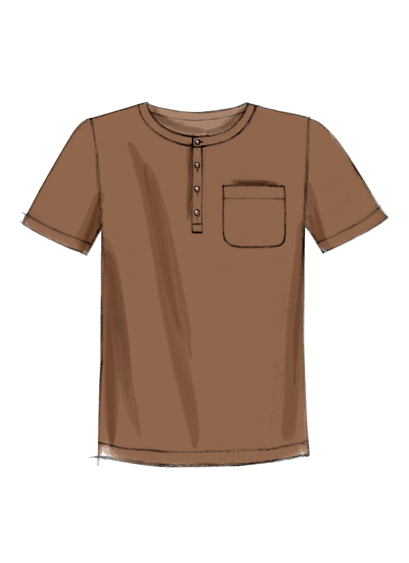 McCall's Sewing Pattern Men's Tank Tops, Henley T-Shirts and Shorts (PDF) 4 McCall's Sewing Pattern Men's Tank Tops, Henley T-Shirts and Shorts (PDF)