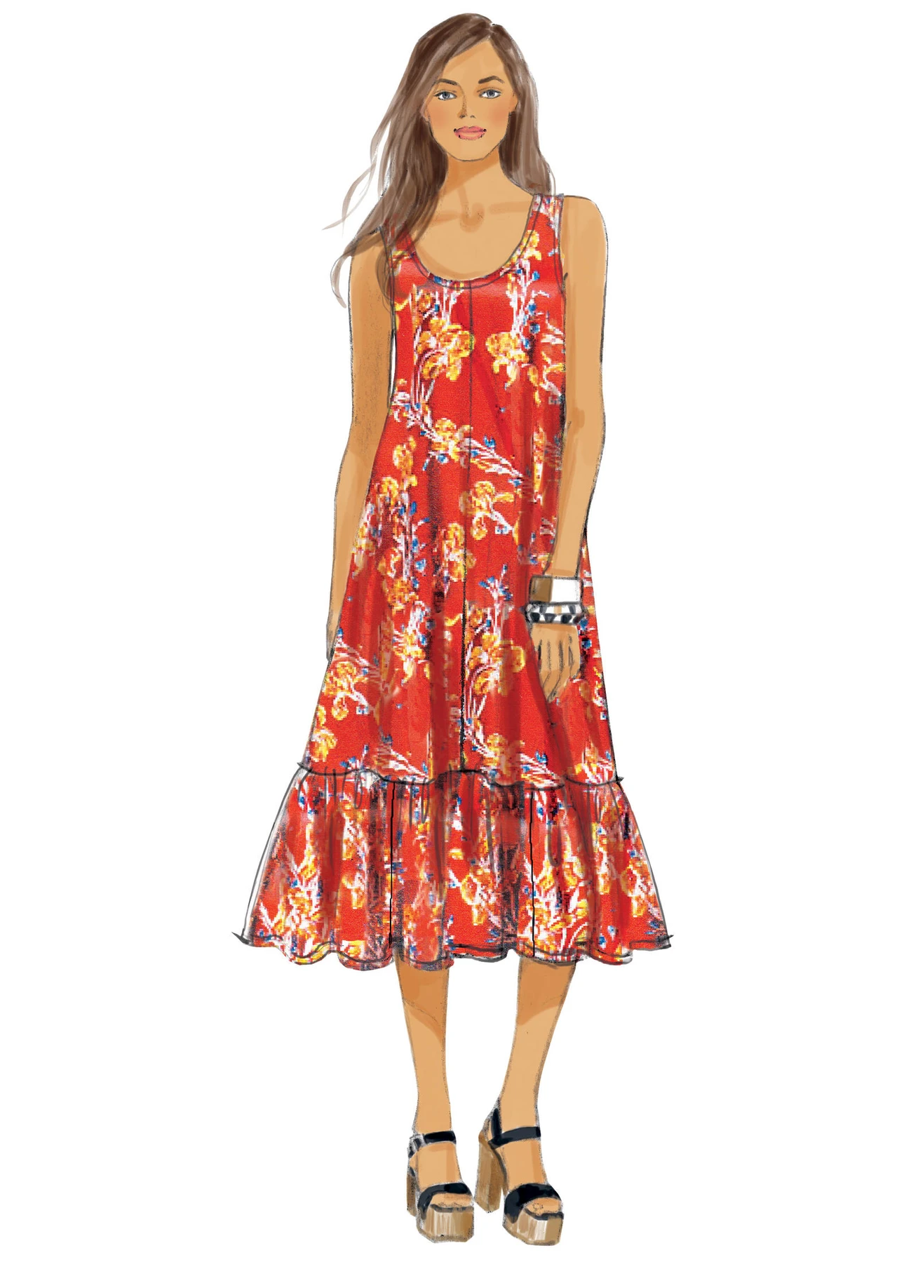 Butterick Sewing Pattern Misses' Sleeveless and Cold-Shoulder Tent Dresses (PDF) 3 Butterick Sewing Pattern Misses' Sleeveless and Cold-Shoulder Tent Dresses (PDF)
