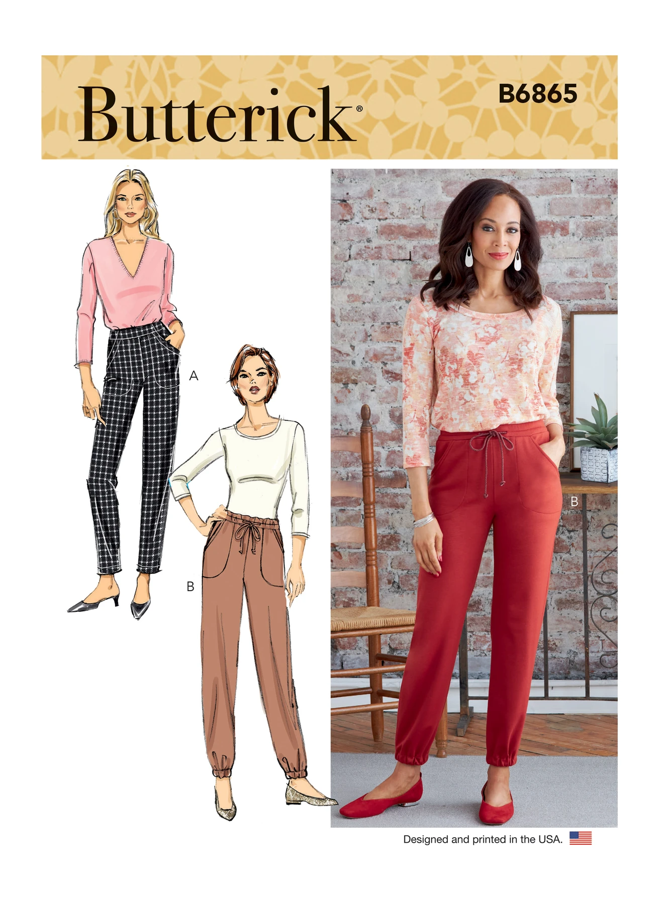 Butterick Sewing Pattern Misses' Pants 1 Butterick Sewing Pattern Misses' Pants