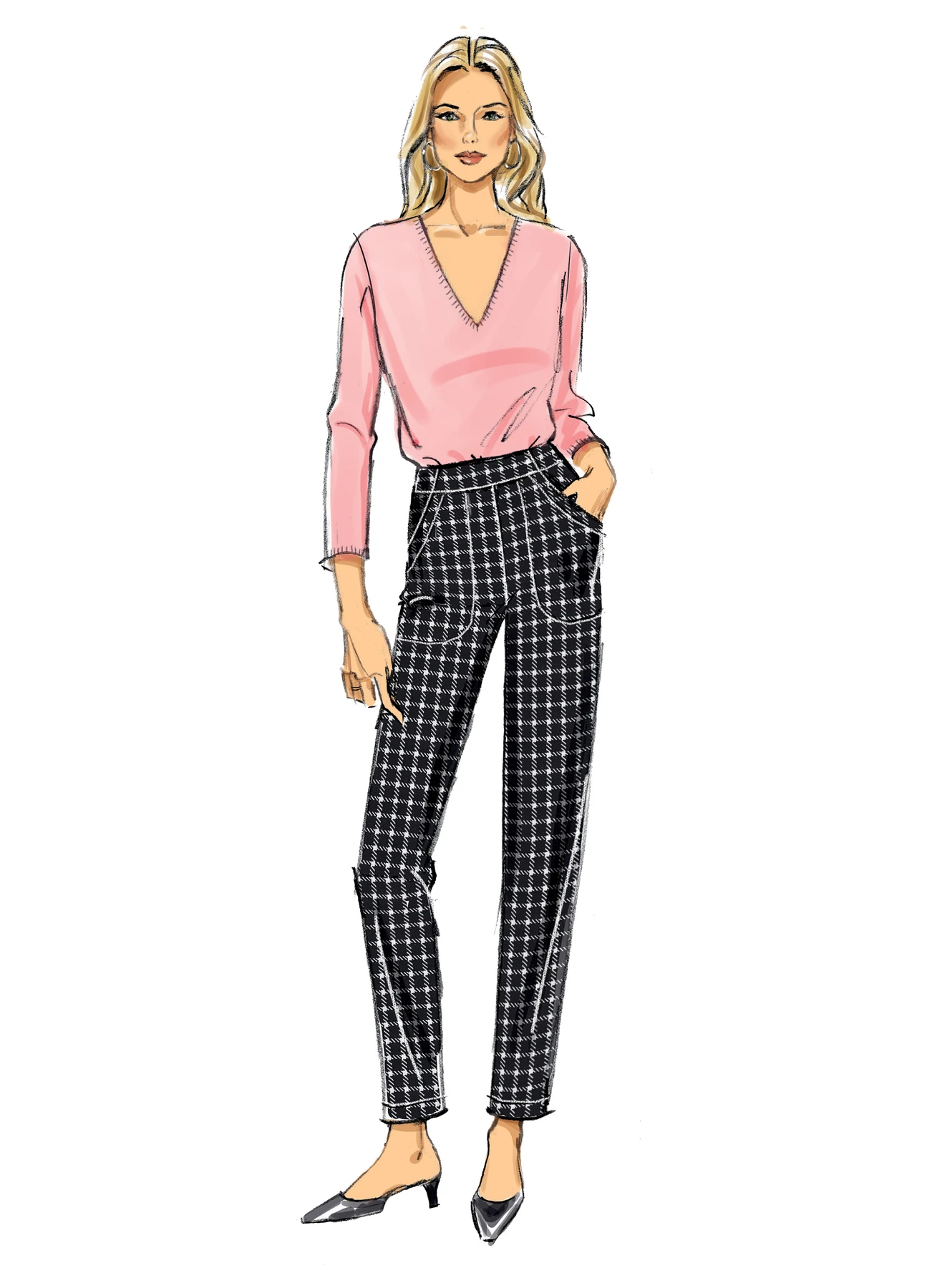 Butterick Sewing Pattern Misses' Pants 3 Butterick Sewing Pattern Misses' Pants