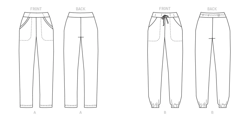Butterick Sewing Pattern Misses' Pants 6 Butterick Sewing Pattern Misses' Pants