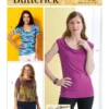 Butterick Sewing Pattern Misses' Cowl-Neck Tops 12 Butterick Sewing Pattern Misses' Cowl-Neck Tops
