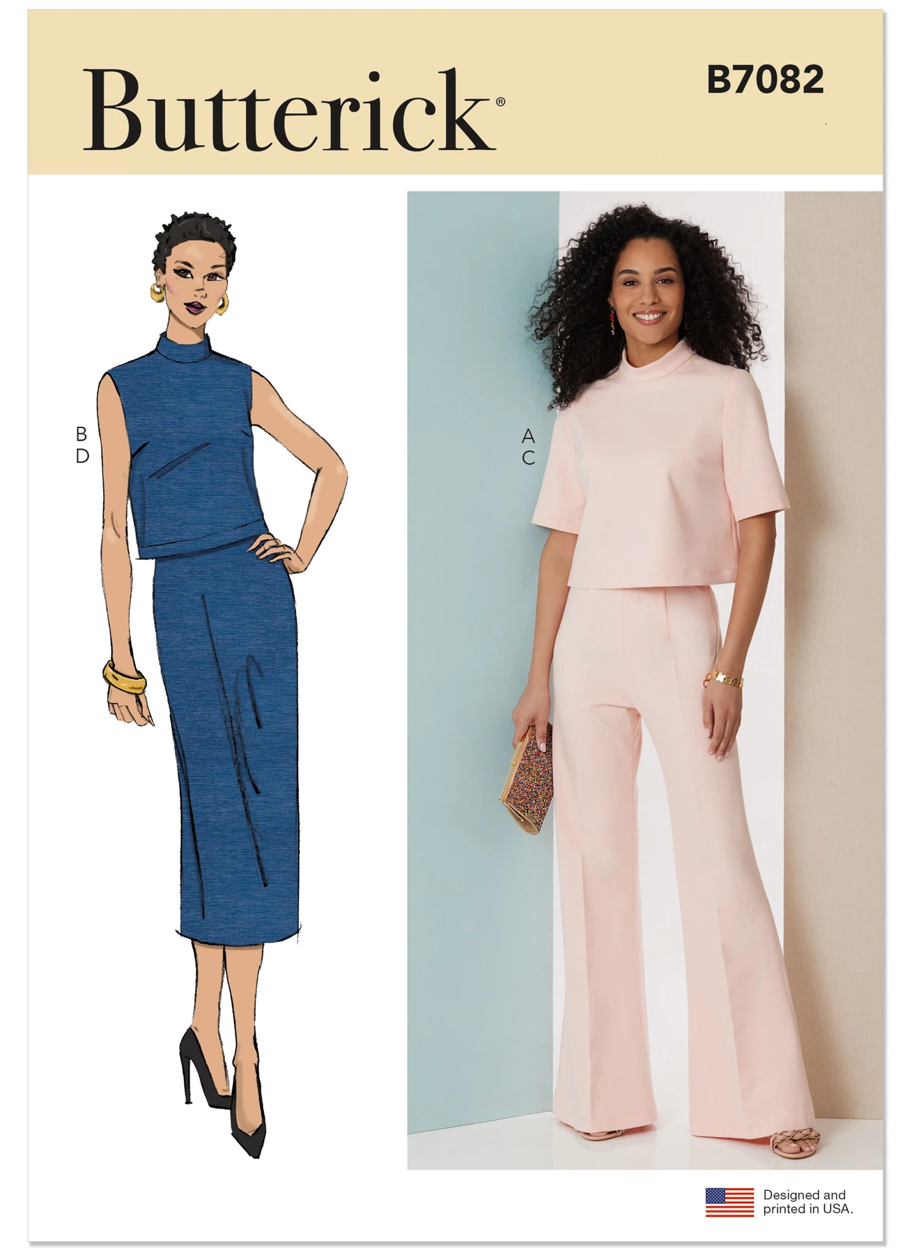 Butterick Sewing Pattern Misses' Tops, Pants and Skirt 1 Butterick Sewing Pattern Misses' Tops, Pants and Skirt