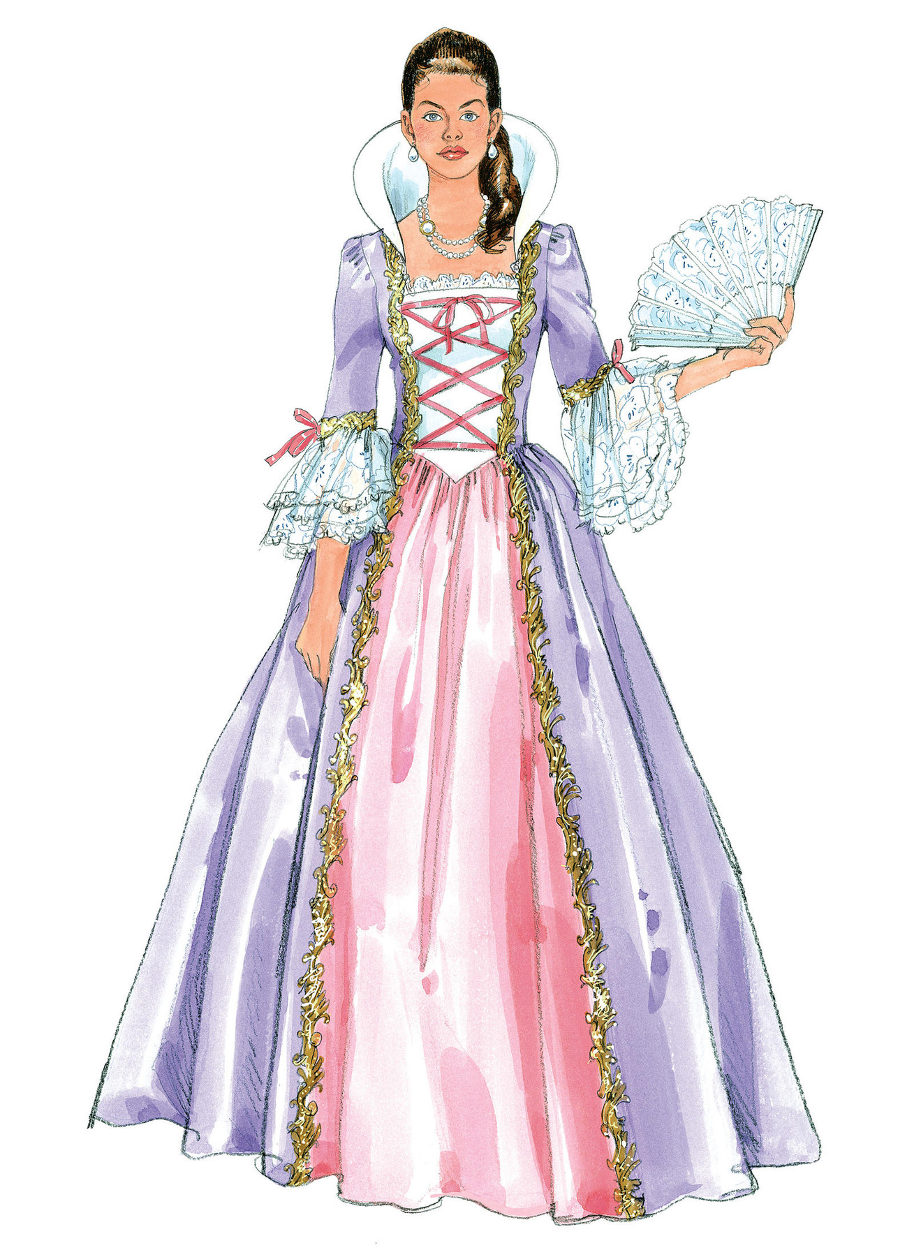 McCall's Sewing Pattern Misses'/Children's/Girls' Princess Costumes 3 McCall's Sewing Pattern Misses'/Children's/Girls' Princess Costumes
