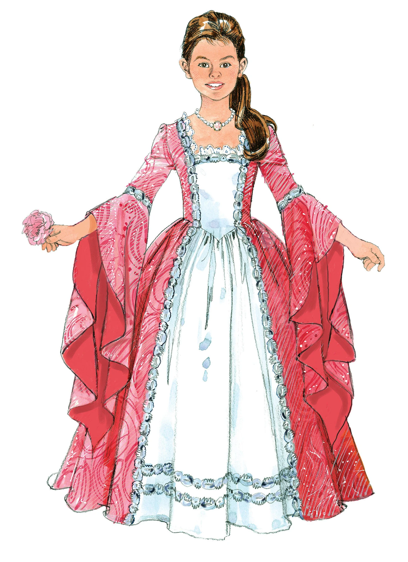 McCall's Sewing Pattern Misses'/Children's/Girls' Princess Costumes 4 McCall's Sewing Pattern Misses'/Children's/Girls' Princess Costumes