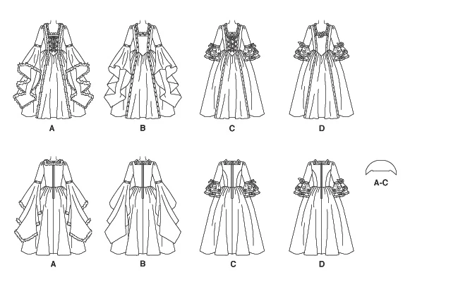 McCall's Sewing Pattern Misses'/Children's/Girls' Princess Costumes 7 McCall's Sewing Pattern Misses'/Children's/Girls' Princess Costumes