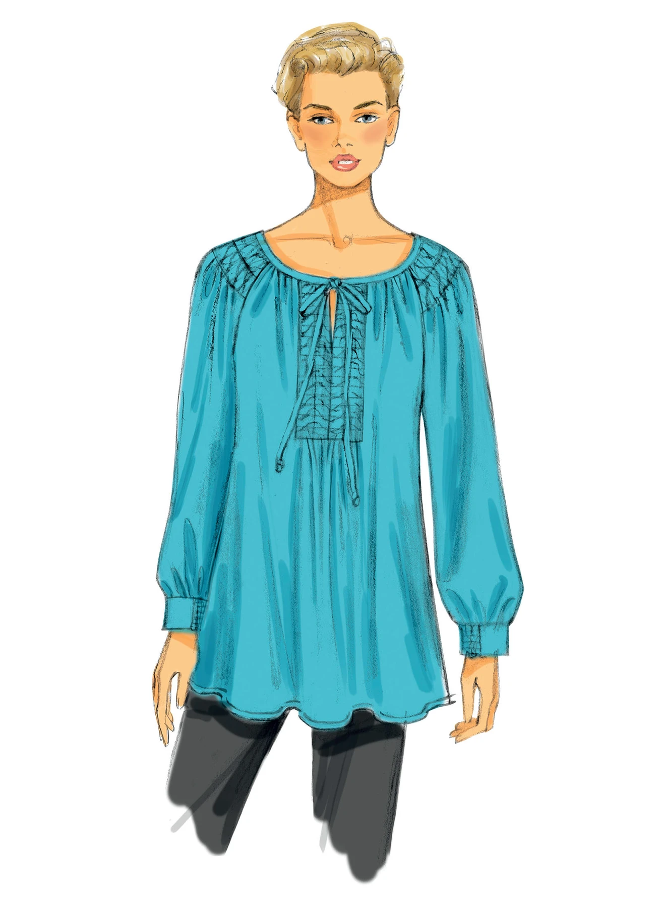 Butterick Sewing Pattern Misses'/Women's Shirred Tunics 5 Butterick Sewing Pattern Misses'/Women's Shirred Tunics