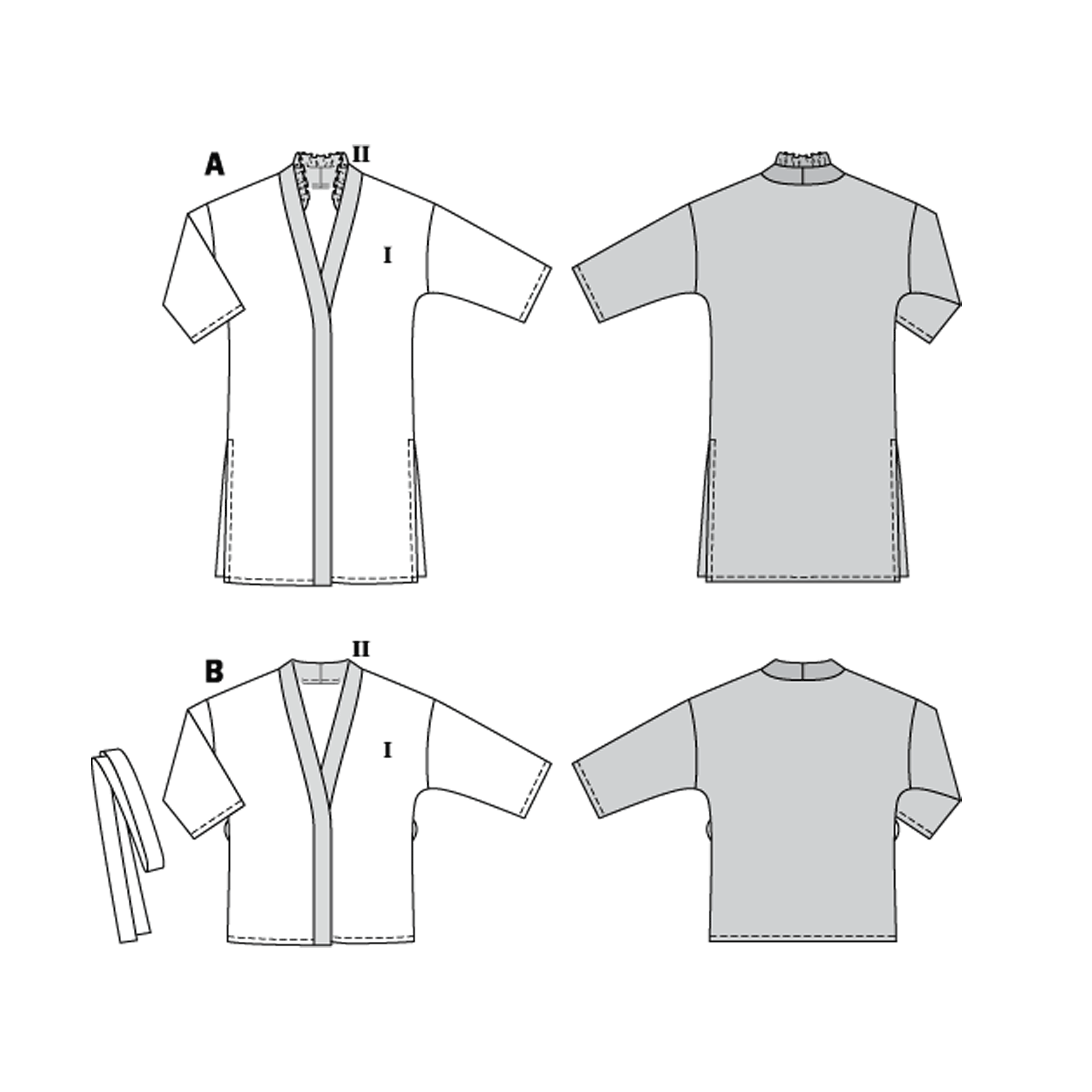 Burda Style Sewing Pattern Misses' Kimono-Style Coat or Jacket 5 Burda Style Sewing Pattern Misses' Kimono-Style Coat or Jacket