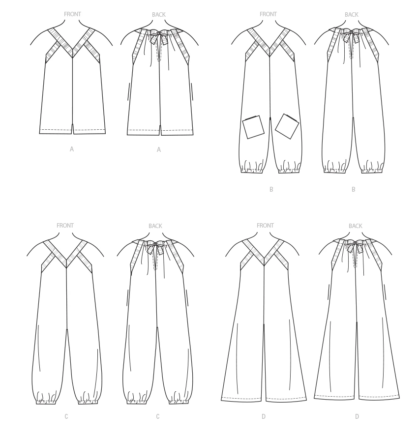McCall's Sewing Pattern Toddler's/Children's Romper and Jumpsuits (PDF) 7 McCall's Sewing Pattern Toddler's/Children's Romper and Jumpsuits (PDF)