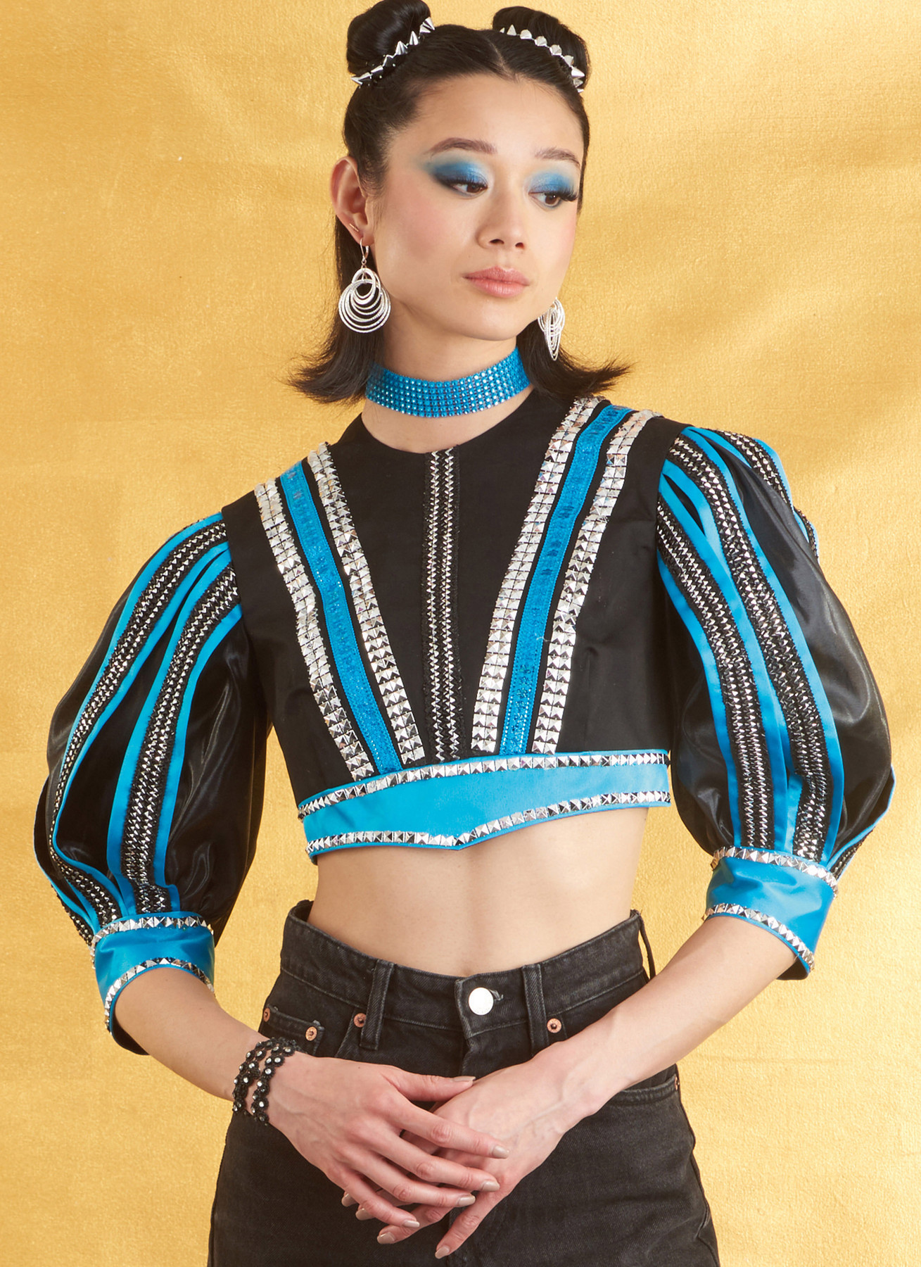 Simplicity Sewing Pattern Misses' Costume Tops by Andrea Schewe Designs 4 Simplicity Sewing Pattern Misses' Costume Tops by Andrea Schewe Designs