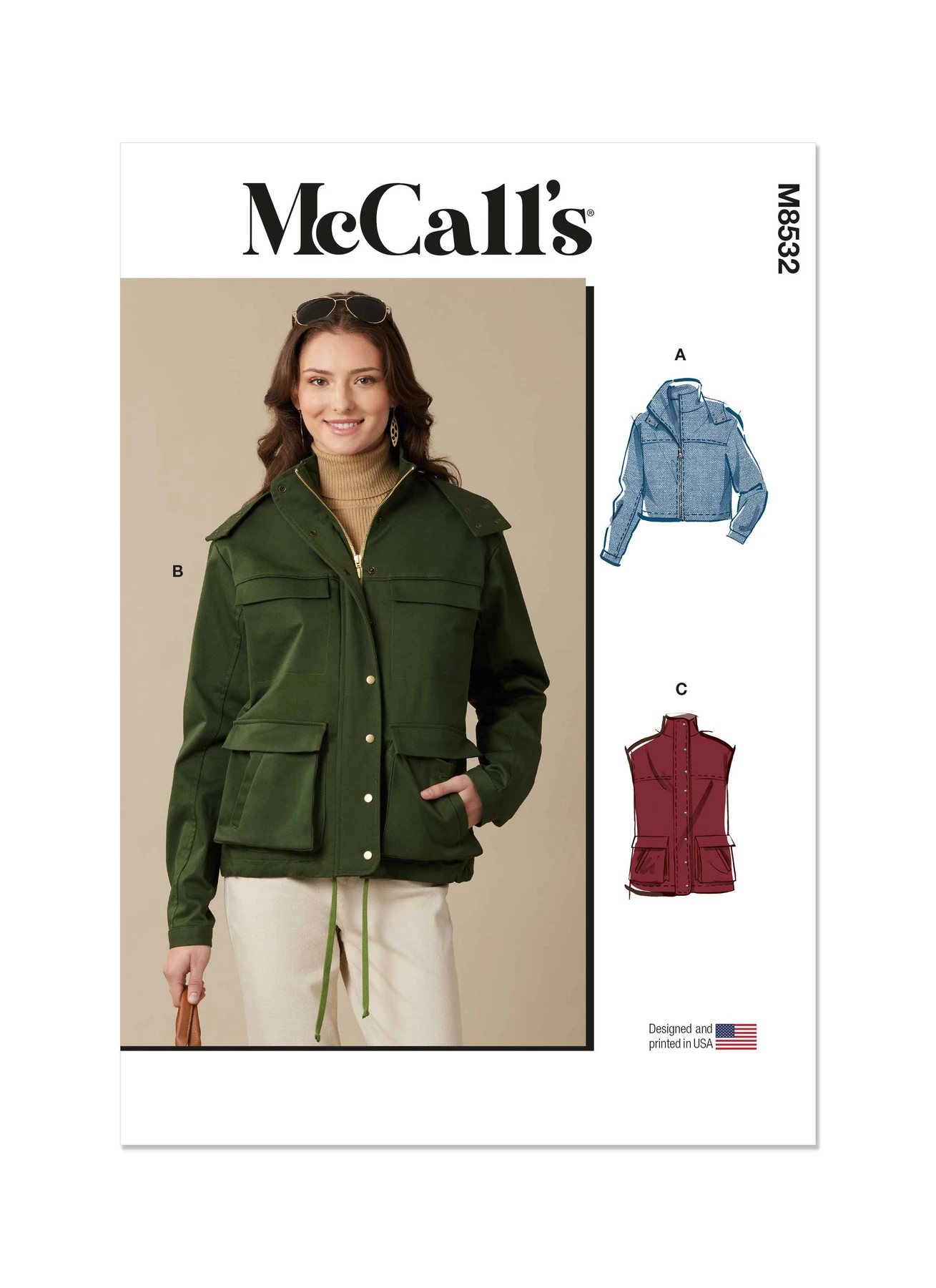 McCall's Sewing Pattern Misses' Jackets and Vest (PDF) 1 McCall's Sewing Pattern Misses' Jackets and Vest (PDF)