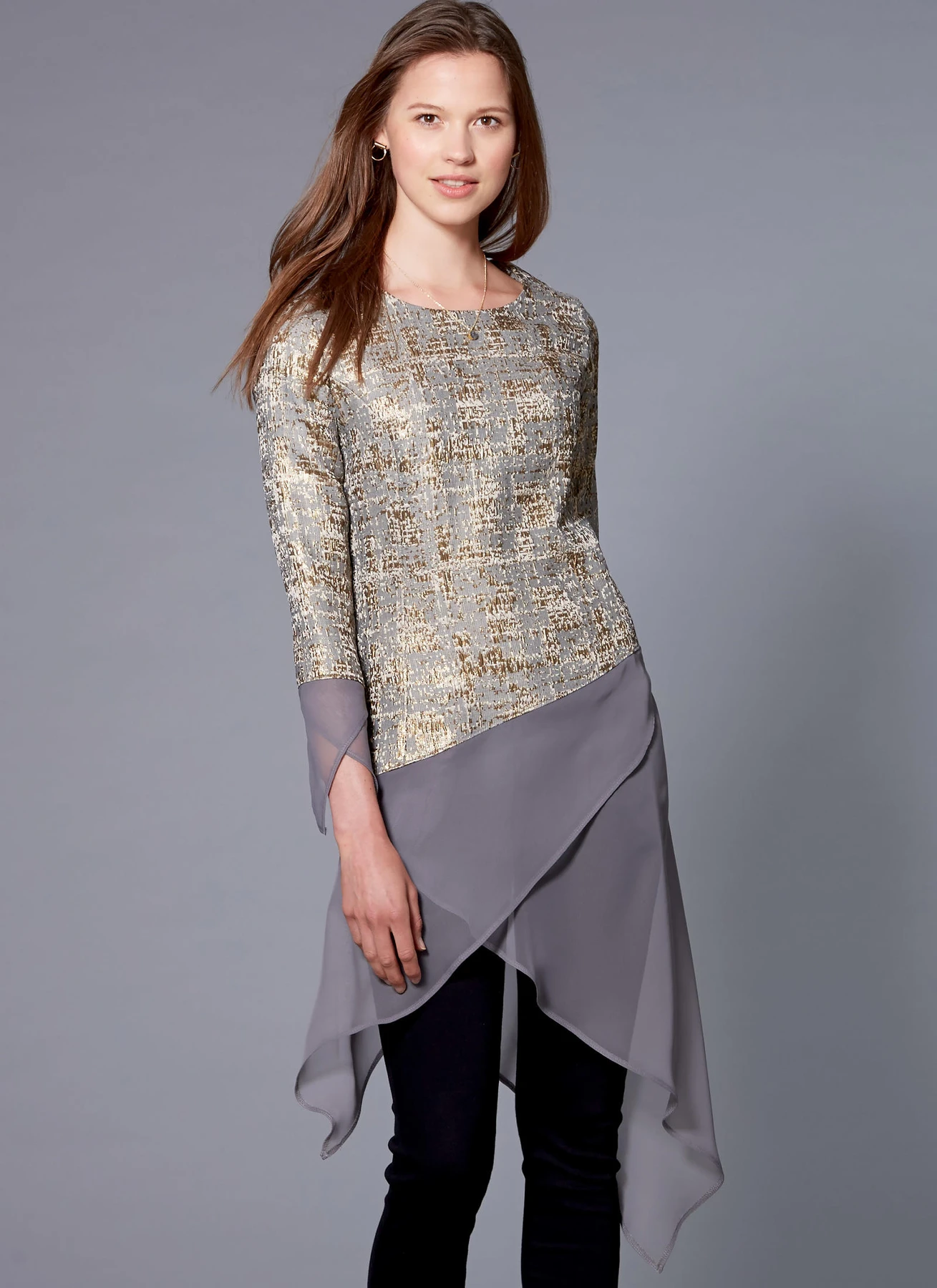 McCall's Sewing Pattern Misses' Tunic-Style Tops With Contrast Hem (PDF) 3 McCall's Sewing Pattern Misses' Tunic-Style Tops With Contrast Hem (PDF)