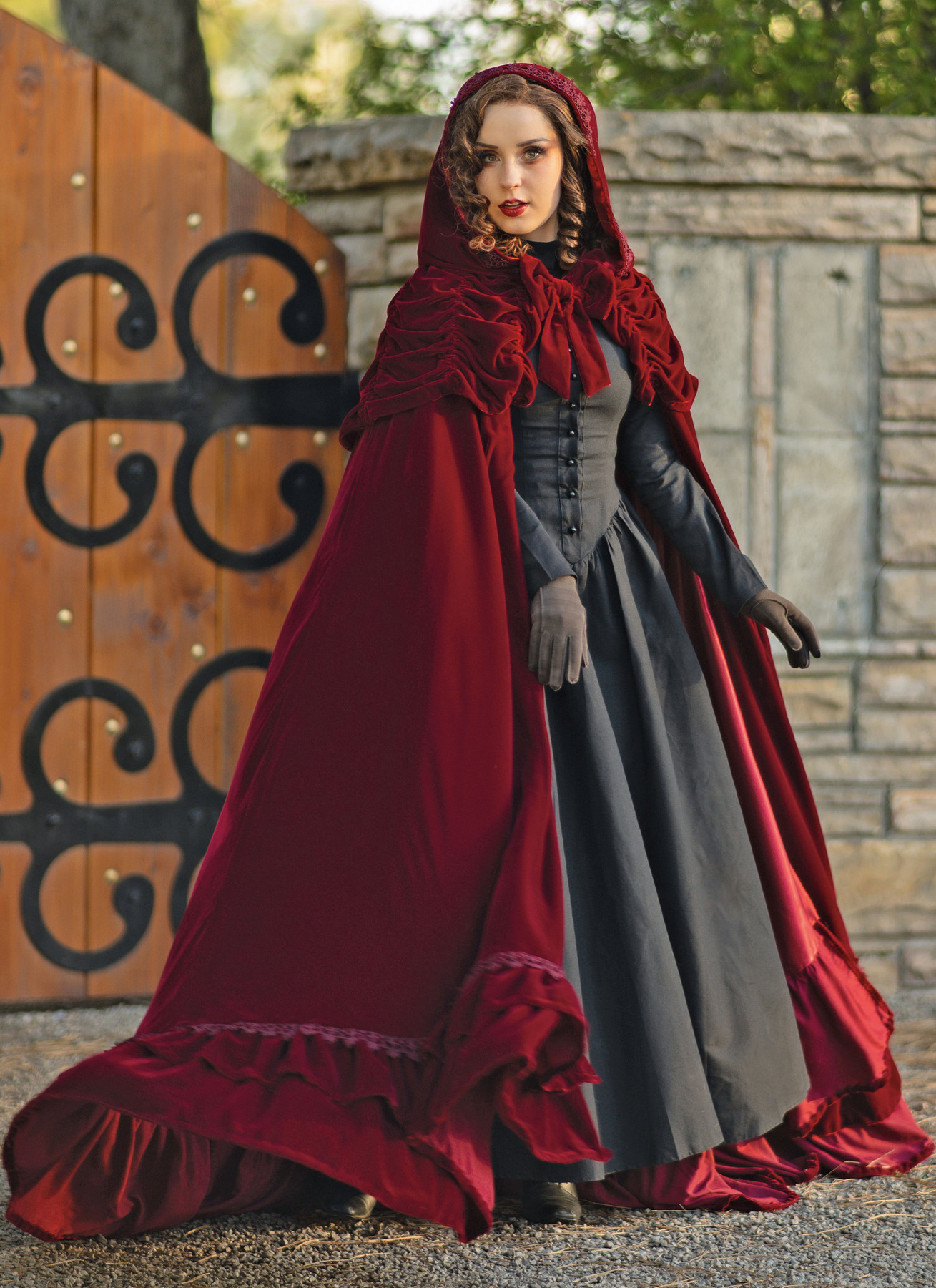 Simplicity Sewing Pattern Ruffled Romance Cloak by Raine Emery 2 Simplicity Sewing Pattern Ruffled Romance Cloak by Raine Emery