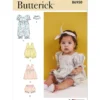 Butterick Sewing Pattern Babies' Rompers, Dress, Bloomers and Headband (PDF) 12 Butterick Sewing Pattern Babies' Rompers, Dress, Bloomers and Headband (PDF)
