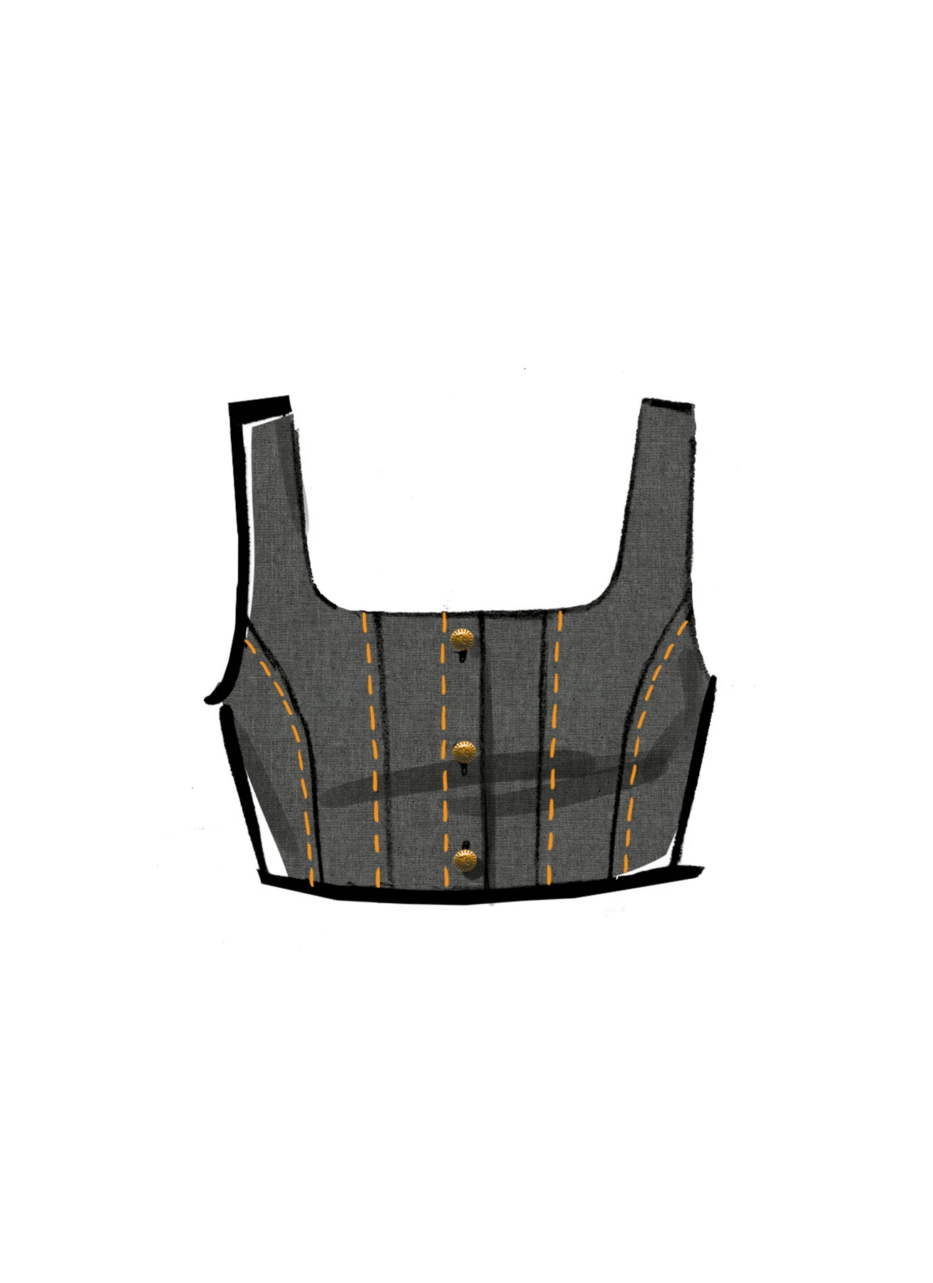 McCall's Sewing Pattern Misses' Corset Tops (PDF) 3 McCall's Sewing Pattern Misses' Corset Tops (PDF)