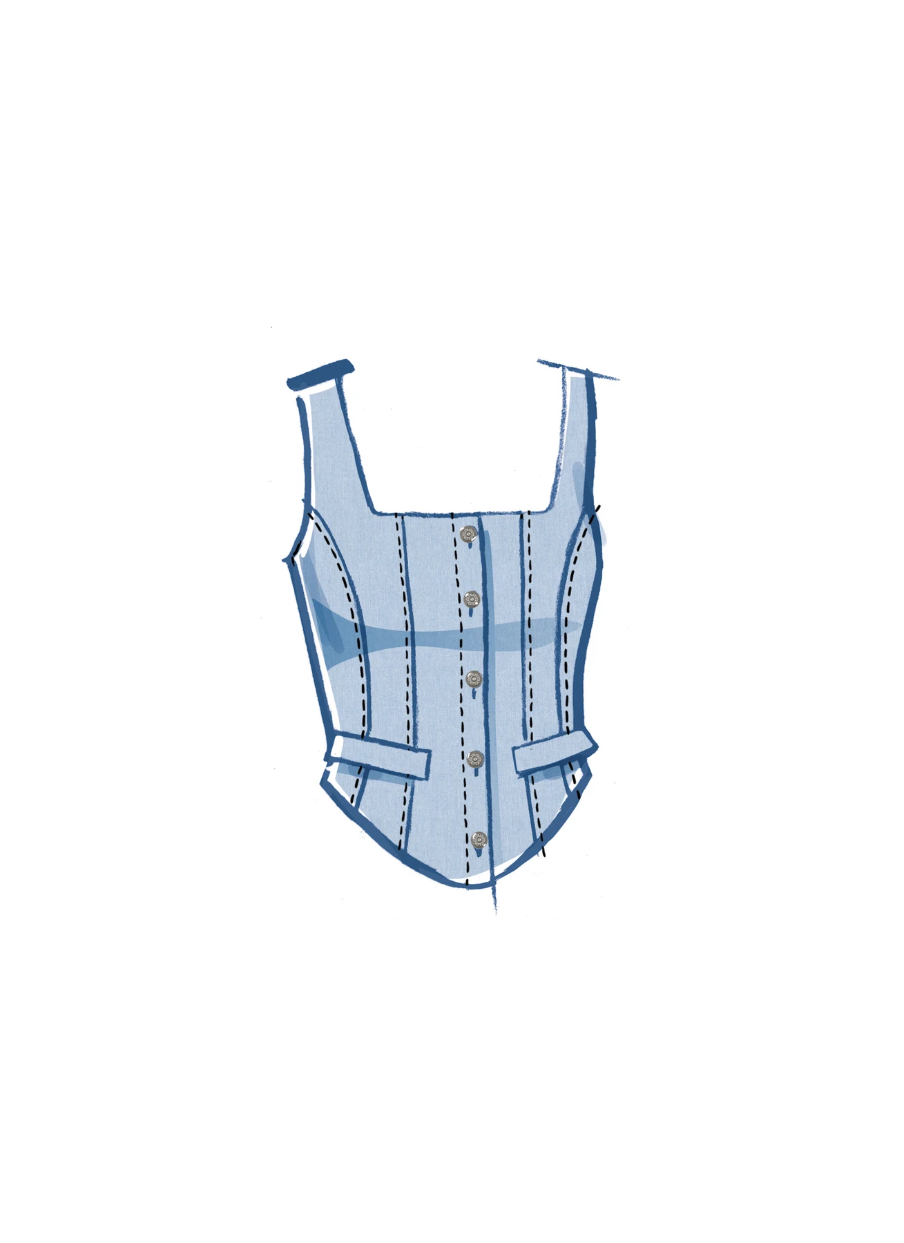 McCall's Sewing Pattern Misses' Corset Tops (PDF) 4 McCall's Sewing Pattern Misses' Corset Tops (PDF)
