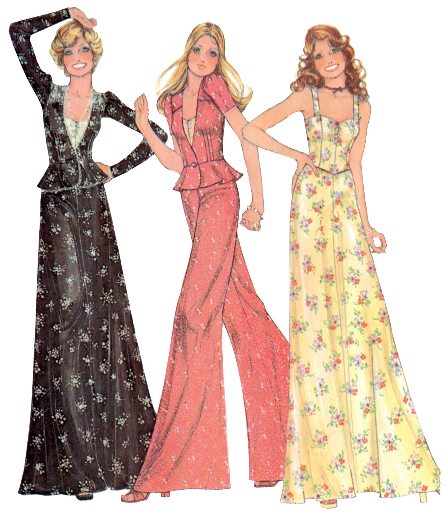 McCall's Sewing Pattern 1970s Misses' Jacket, Tops, Skirt and Pants (PDF) 2 McCall's Sewing Pattern 1970s Misses' Jacket, Tops, Skirt and Pants (PDF)