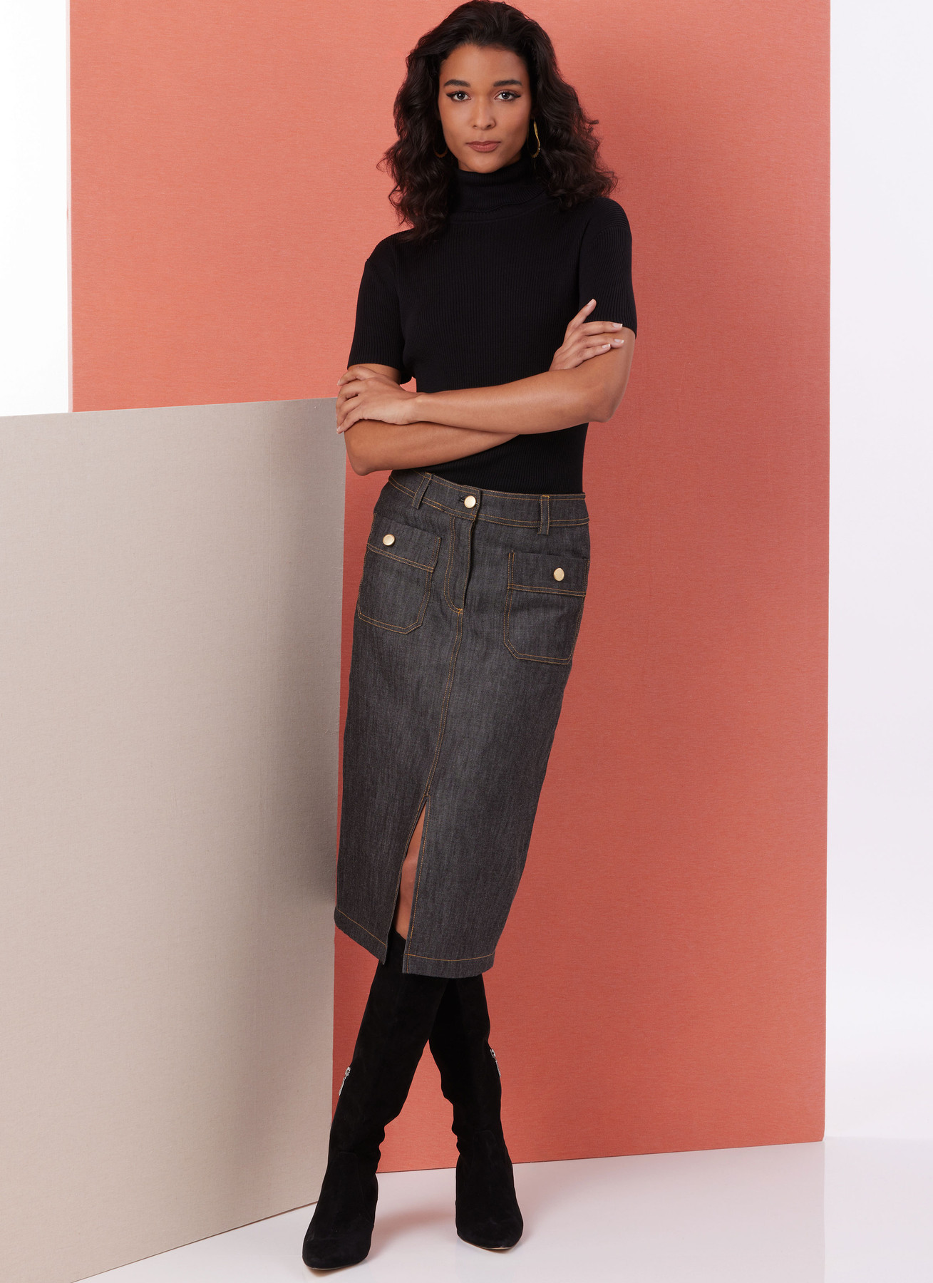 Butterick Sewing Pattern Misses' Pencil Skirt in Two Lengths 2 Butterick Sewing Pattern Misses' Pencil Skirt in Two Lengths