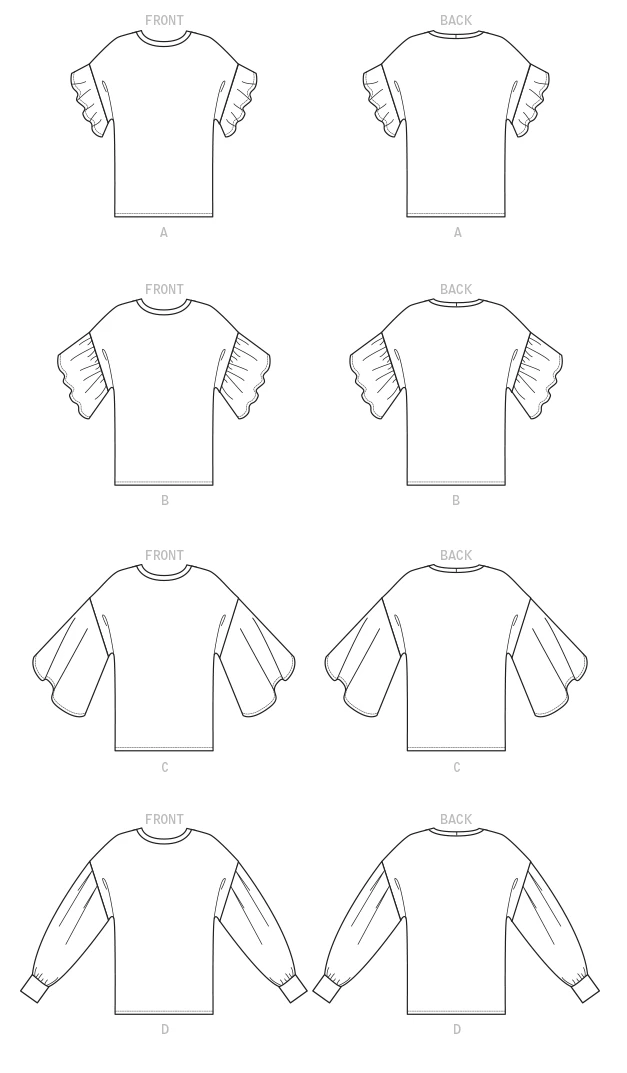 McCall's Sewing Pattern Misses' Tops (PDF) 504 McCall's Sewing Pattern Misses' Tops (PDF)