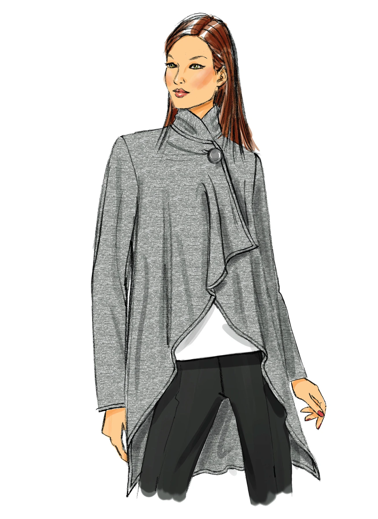 Butterick Sewing Pattern Misses' Draped Vest and Jackets (PDF) 10 Butterick Sewing Pattern Misses' Draped Vest and Jackets (PDF)