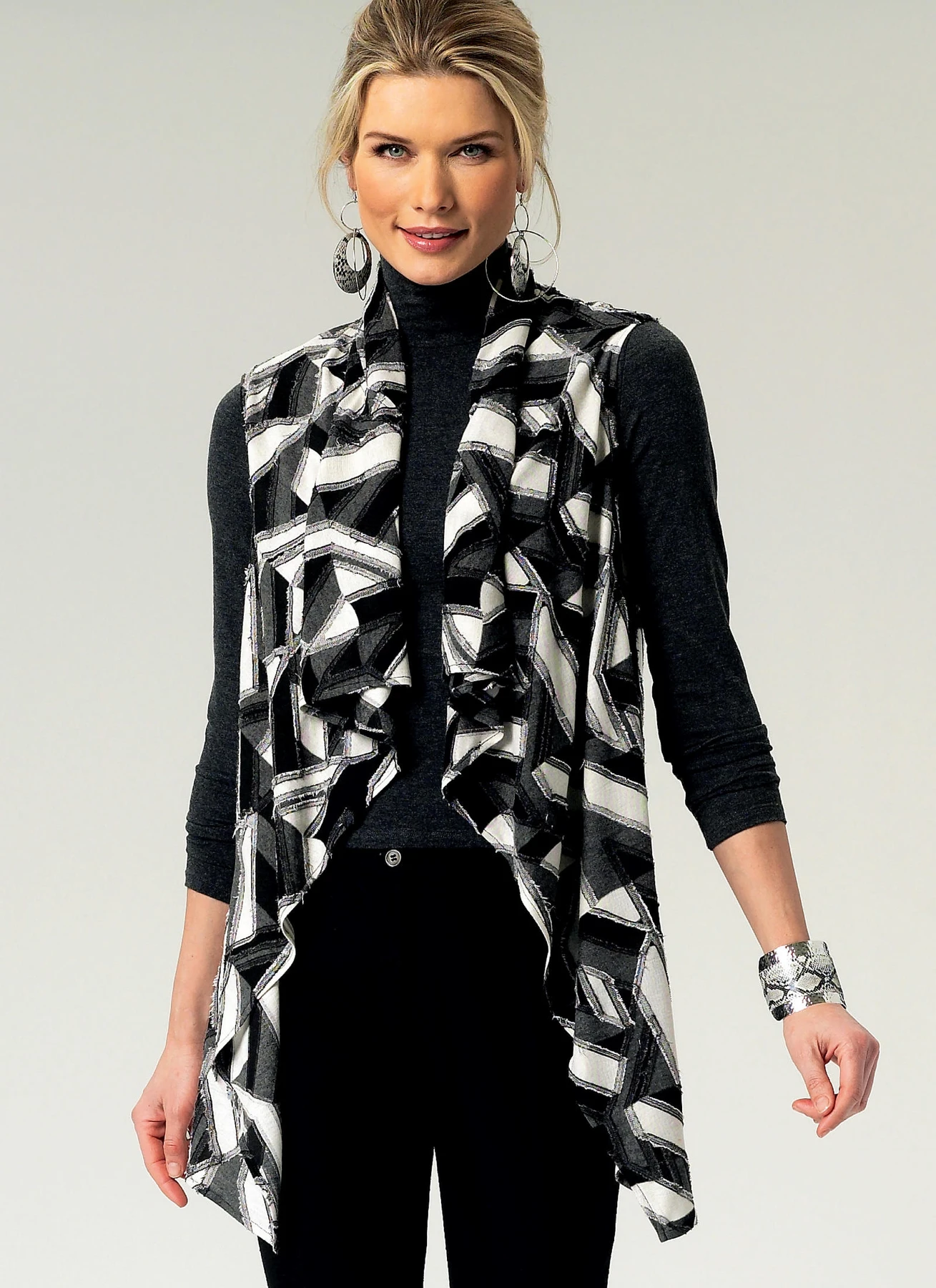 Butterick Sewing Pattern Misses' Draped Vest and Jackets (PDF) 6 Butterick Sewing Pattern Misses' Draped Vest and Jackets (PDF)