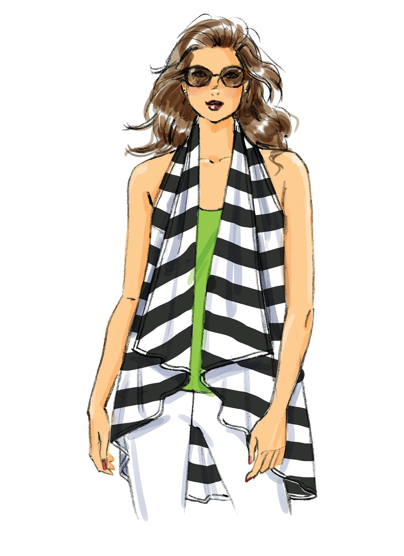 Butterick Sewing Pattern Misses' Draped Vest and Jackets (PDF) 7 Butterick Sewing Pattern Misses' Draped Vest and Jackets (PDF)
