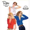 Butterick Sewing Pattern 1980s Misses' Blouse 12 Butterick Sewing Pattern 1980s Misses' Blouse