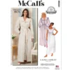 McCall's Sewing Pattern 1980s Misses' Robe, Tie Belt and Nightgown by Laura Ashley (PDF)